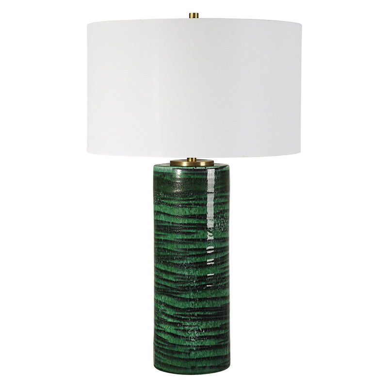 Lighting Galeno Emerald Green Table Lamp 