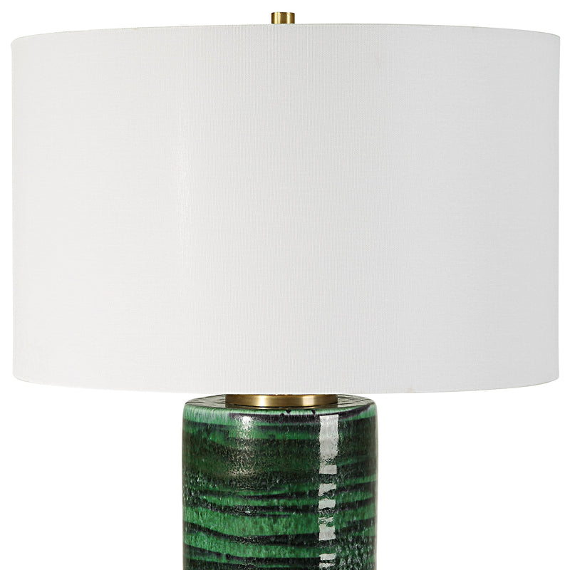 Lighting Galeno Emerald Green Table Lamp 