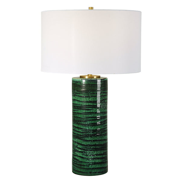 Lighting Galeno Emerald Green Table Lamp 