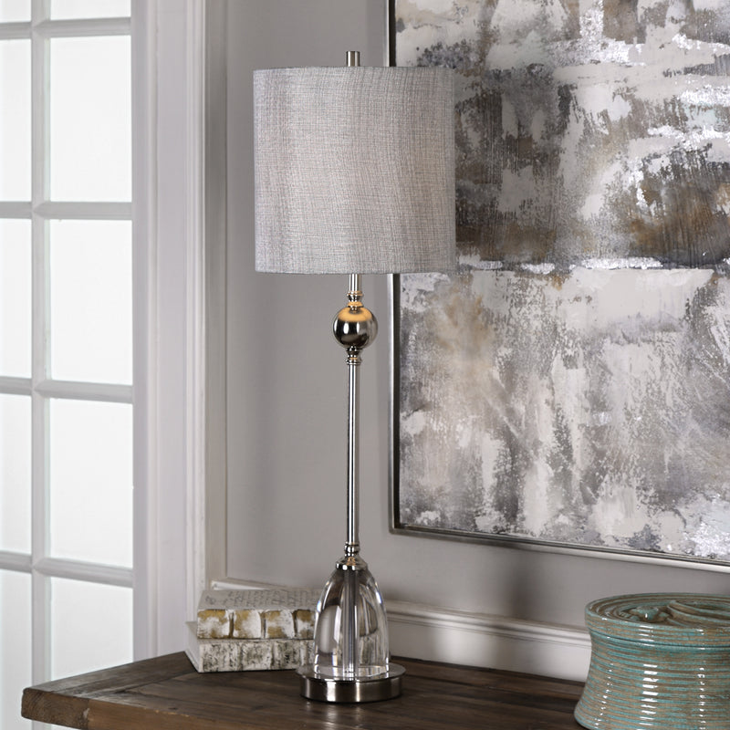 Lighting Gallo Nickel Buffet Lamp 
