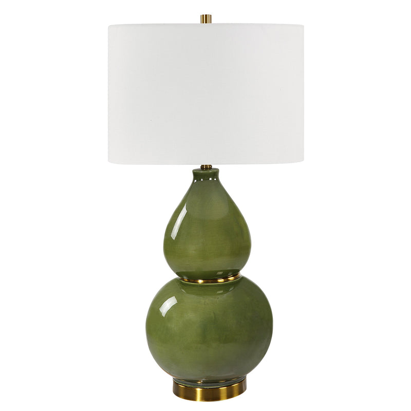 Lighting Gourd Green Table Lamp 