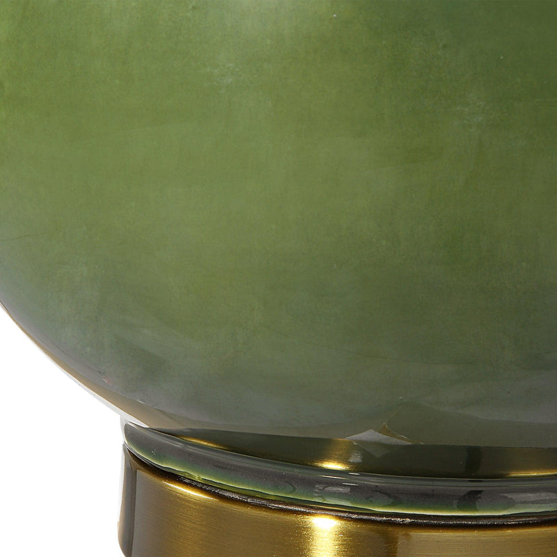 Lighting Gourd Green Table Lamp 