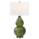 Lighting Gourd Green Table Lamp 