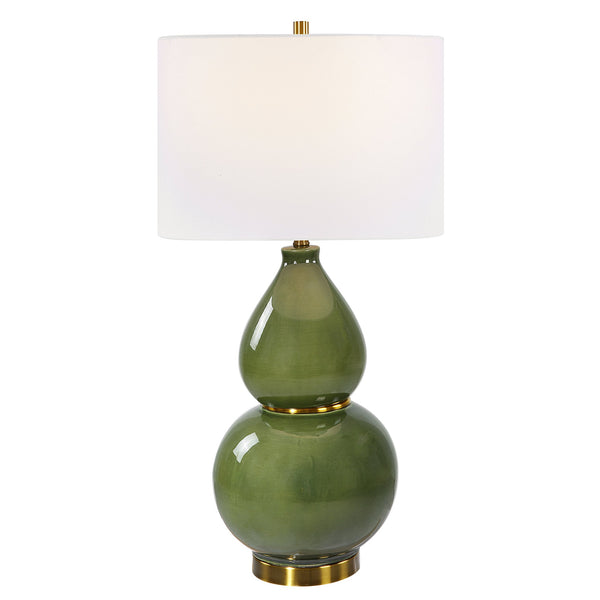 Lighting Gourd Green Table Lamp 