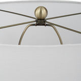 Lighting Graphite Ribbed Table Lamp 