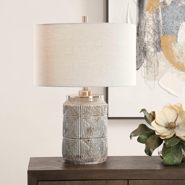 Lighting Graydon Gray Table Lamp 