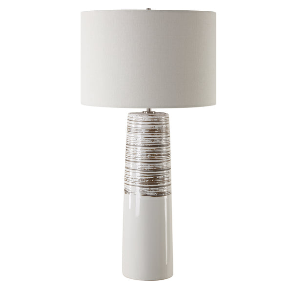 Lighting Haven White Glaze Table Lamp 