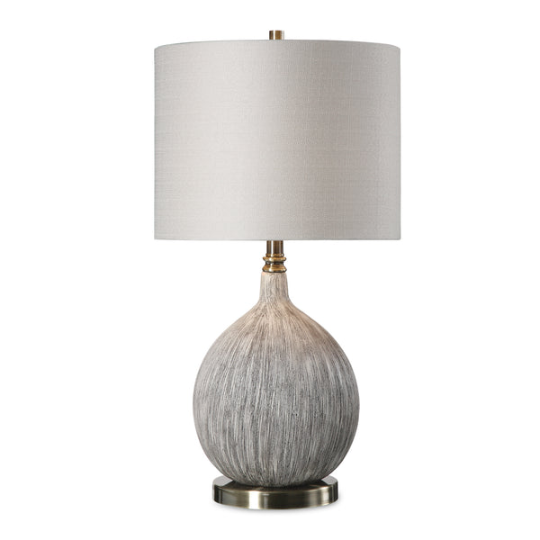 Lighting Hedera Textured Ivory Table Lamp 