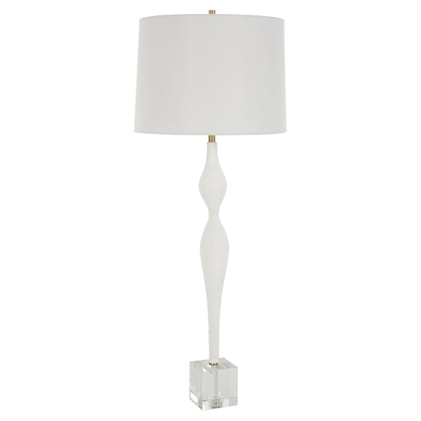 Lighting Helena Slender White Table Lamp 