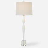 Lighting Helena Slender White Table Lamp 