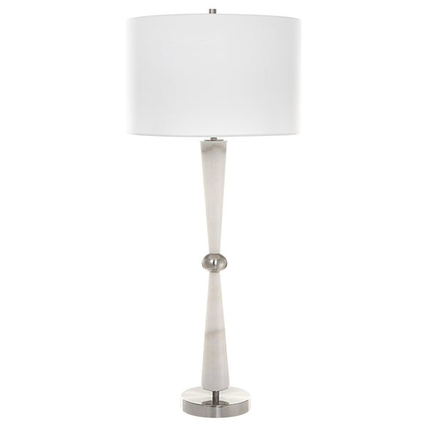 Lighting Hourglass White Table Lamp 