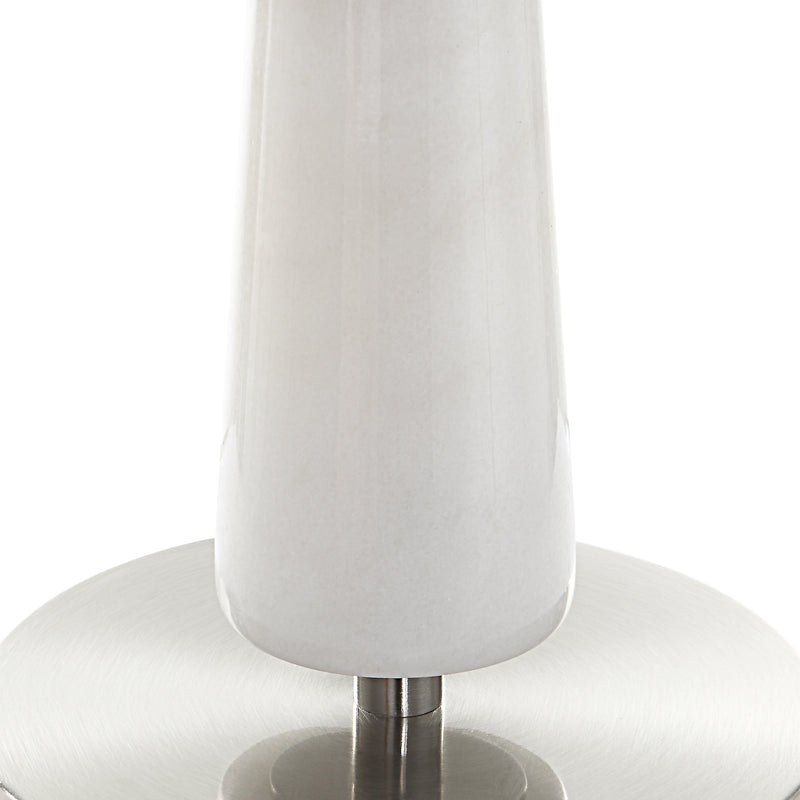 Lighting Hourglass White Table Lamp 