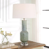 Lighting Imperia Aqua Gray Table Lamp 