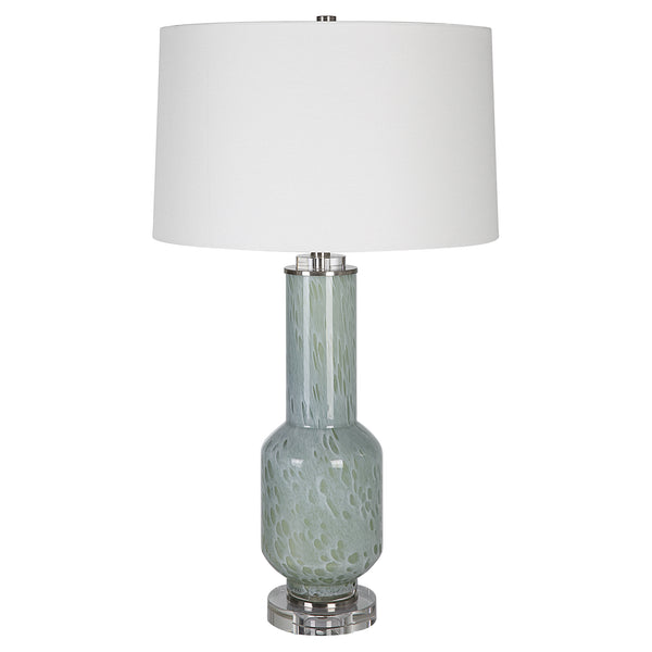 Lighting Imperia Aqua Gray Table Lamp 