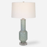 Lighting Imperia Aqua Gray Table Lamp 