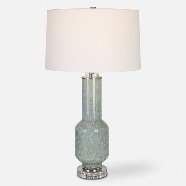 Lighting Imperia Aqua Gray Table Lamp 