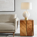 Lighting In Bloom White Table Lamp 