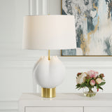 Lighting In Bloom White Table Lamp 