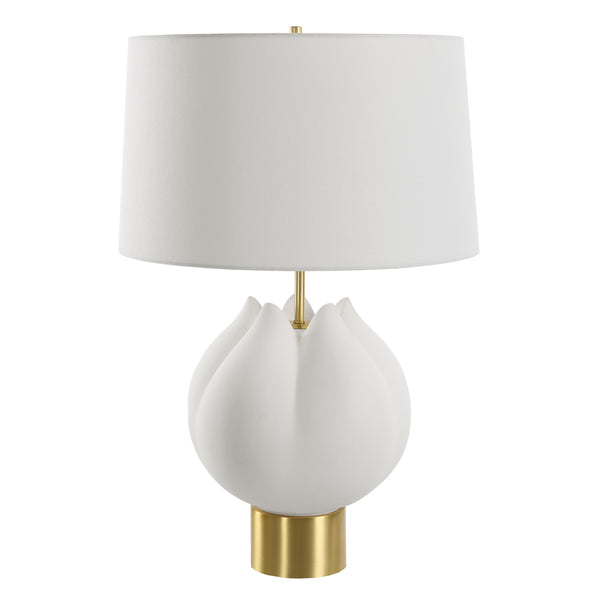 Lighting In Bloom White Table Lamp 