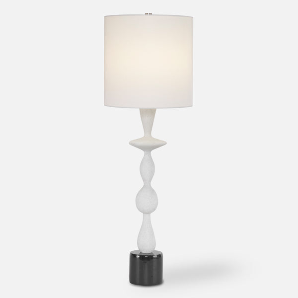 Lighting Inverse White Marble Table Lamp 