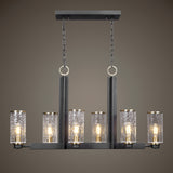 Lighting Jarsdel 6 Light Industrial Island Light 