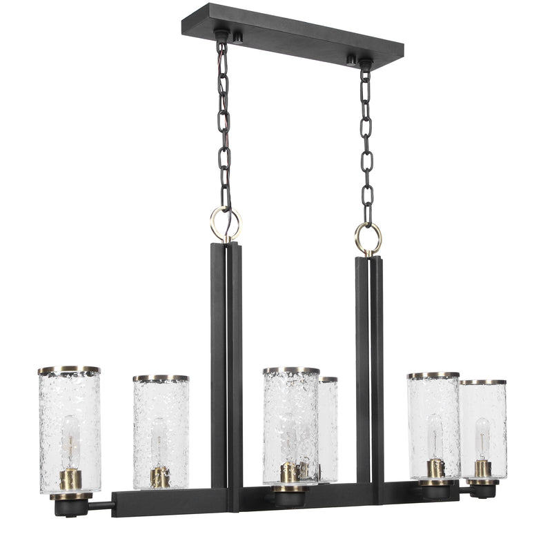 Lighting Jarsdel 6 Light Industrial Island Light 