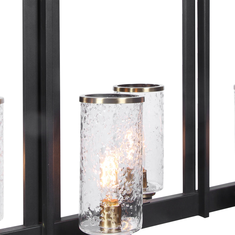 Lighting Jarsdel 6 Light Industrial Island Light 