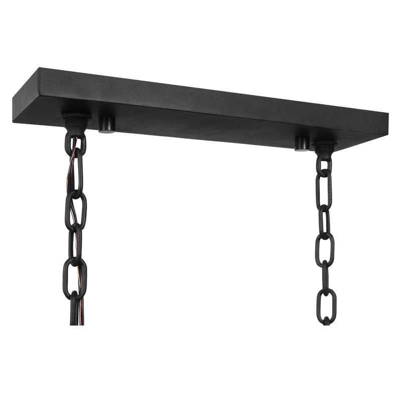 Lighting Jarsdel 6 Light Industrial Island Light 