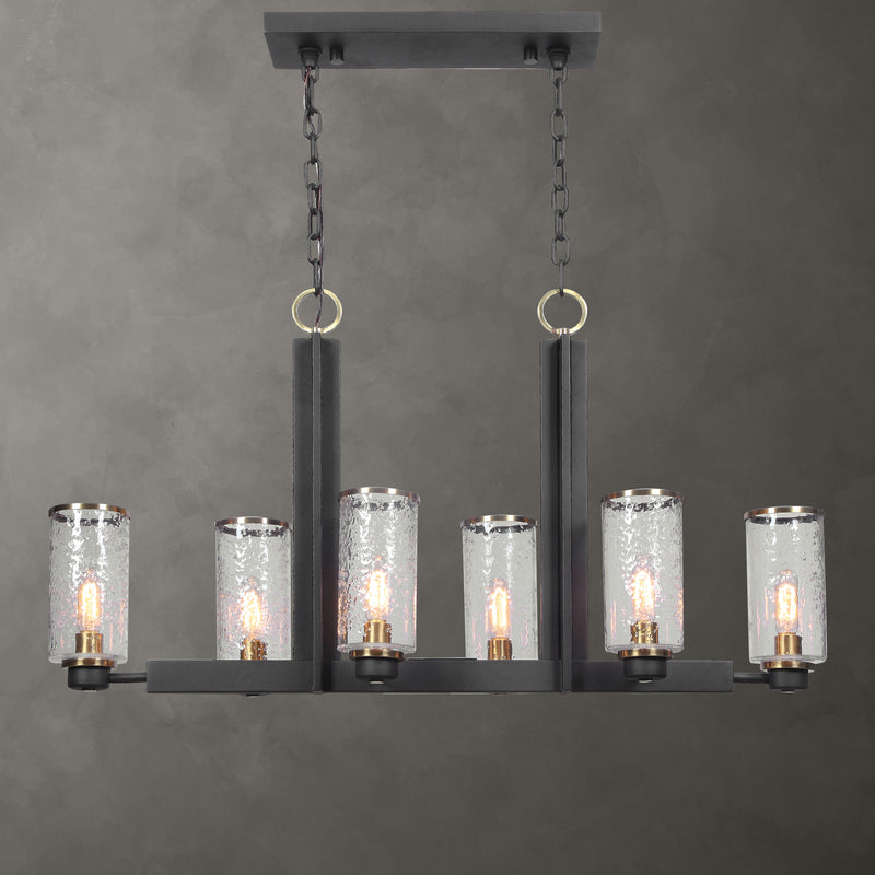 Lighting Jarsdel 6 Light Industrial Island Light 