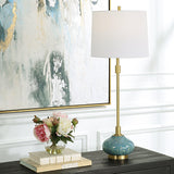 Lighting Kaimana Aged Blue Buffet Lamp 