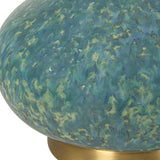 Lighting Kaimana Aged Blue Buffet Lamp 