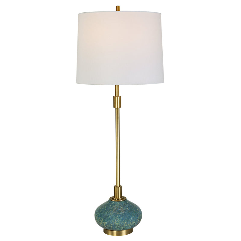 Lighting Kaimana Aged Blue Buffet Lamp 