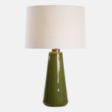Lighting Kelley Moss Green Table Lamp 