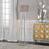 Lighting Keokee Polished Nickel Floor Lamp 