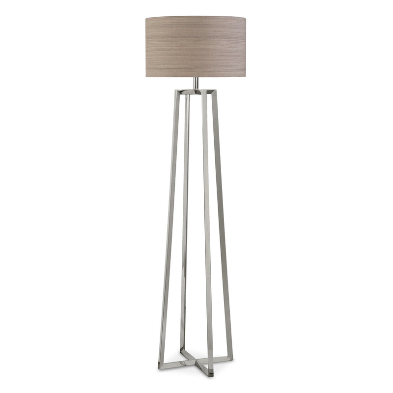 Lighting Keokee Polished Nickel Floor Lamp 