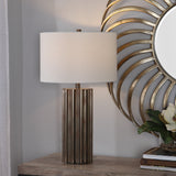 Lighting Khalio Gun Metal Table Lamp 