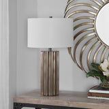Lighting Khalio Gun Metal Table Lamp 