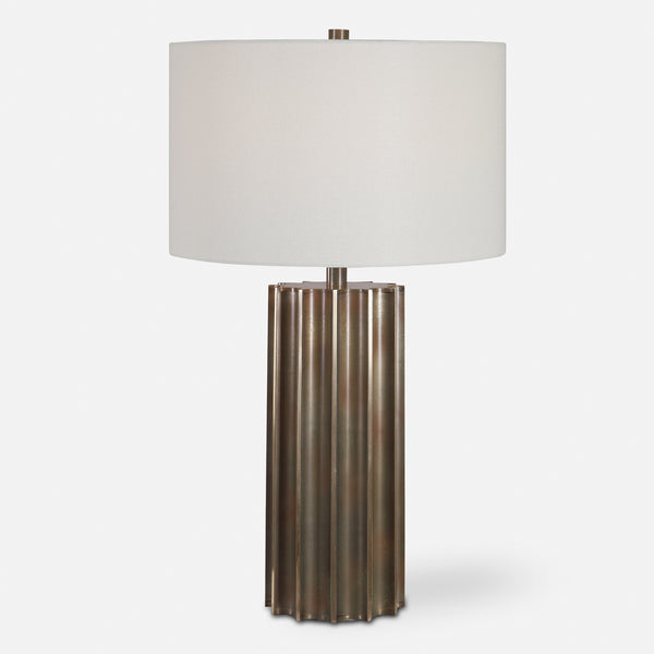 Lighting Khalio Gun Metal Table Lamp 