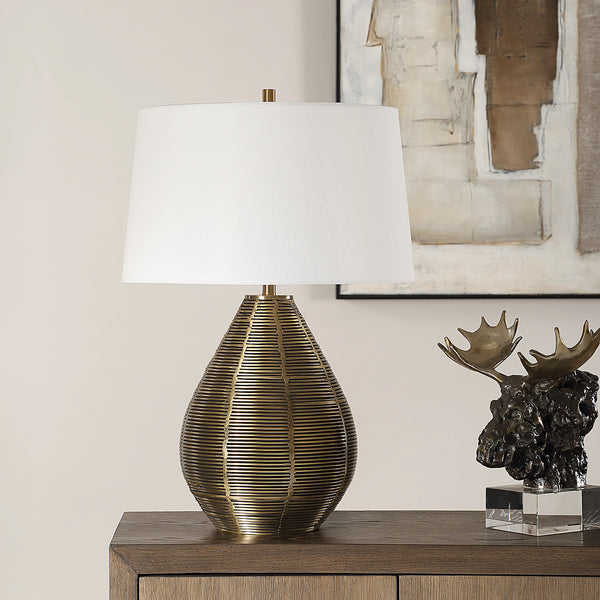 Lighting Knowles Brass Table Lamp 