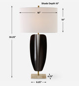 Lighting Kure Black Table Lamp 