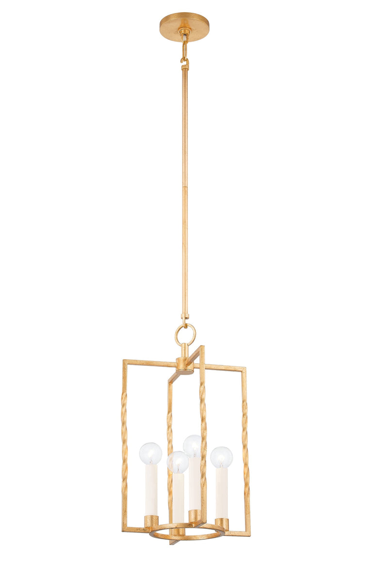 Lighting - Lantern Adelaide 4 Light Lantern // Vintage Gold Leaf // Large 