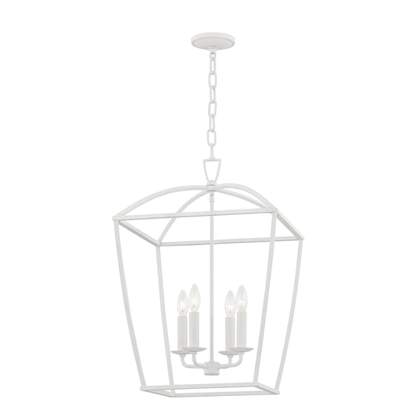 Lighting - Lantern Bryant 4 Light Medium Pendant // White Plaster 