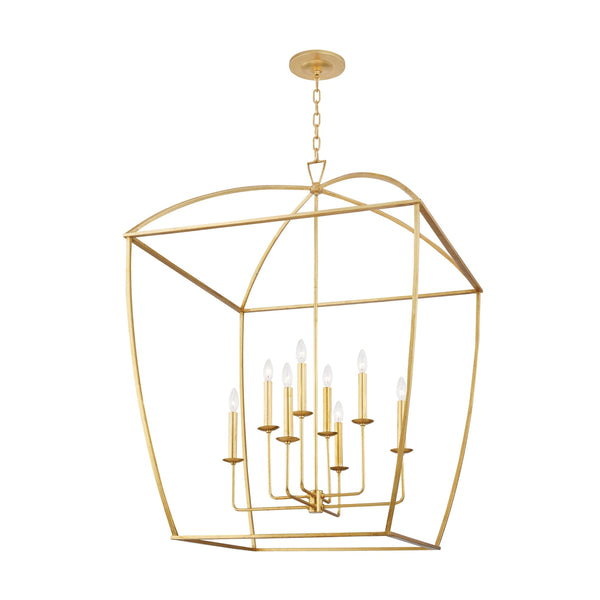 Lighting - Lantern Bryant 8 Light Extra Large Pendant // Gold Leaf 