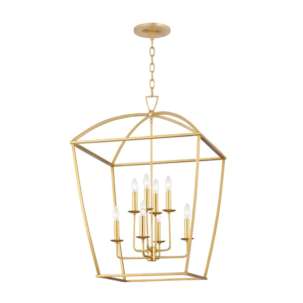 Lighting - Lantern Bryant 8 Light Large Pendant // Gold Leaf 