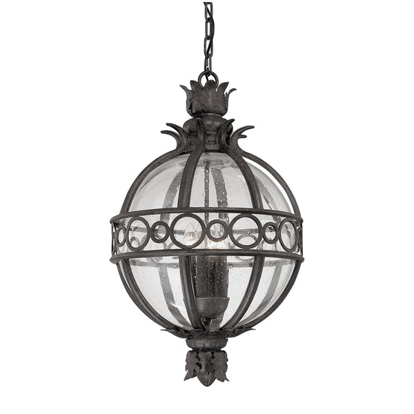 Lighting - Lantern Campanile 3lt Exterior Hanging Lantern Large // French Iron // Small 