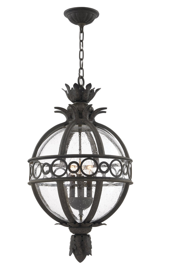 Lighting - Lantern Campanile 4lt Exterior Hanging Lantern Extra Large // French Iron 