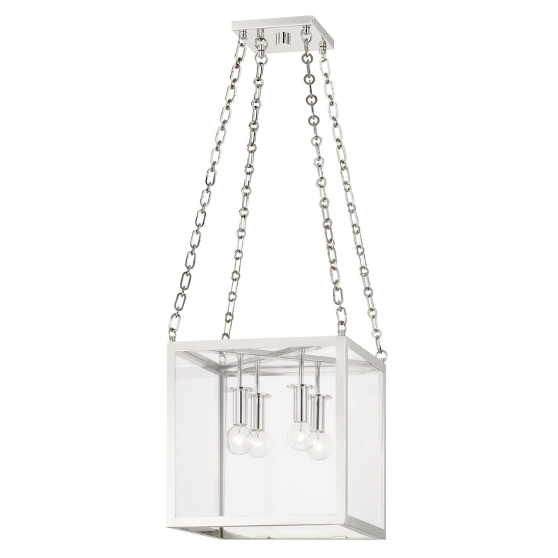 Lighting - Lantern Catskill 4 Light Small Pendant // Polished Nickel 