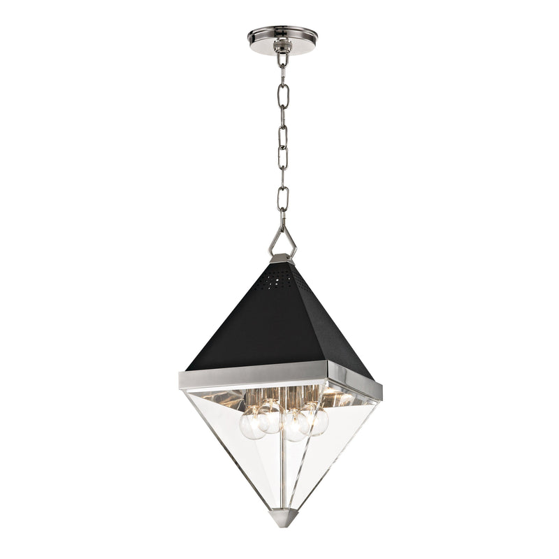 Lighting - Lantern Coltrane 4 Light Pendant // Polished Nickel 