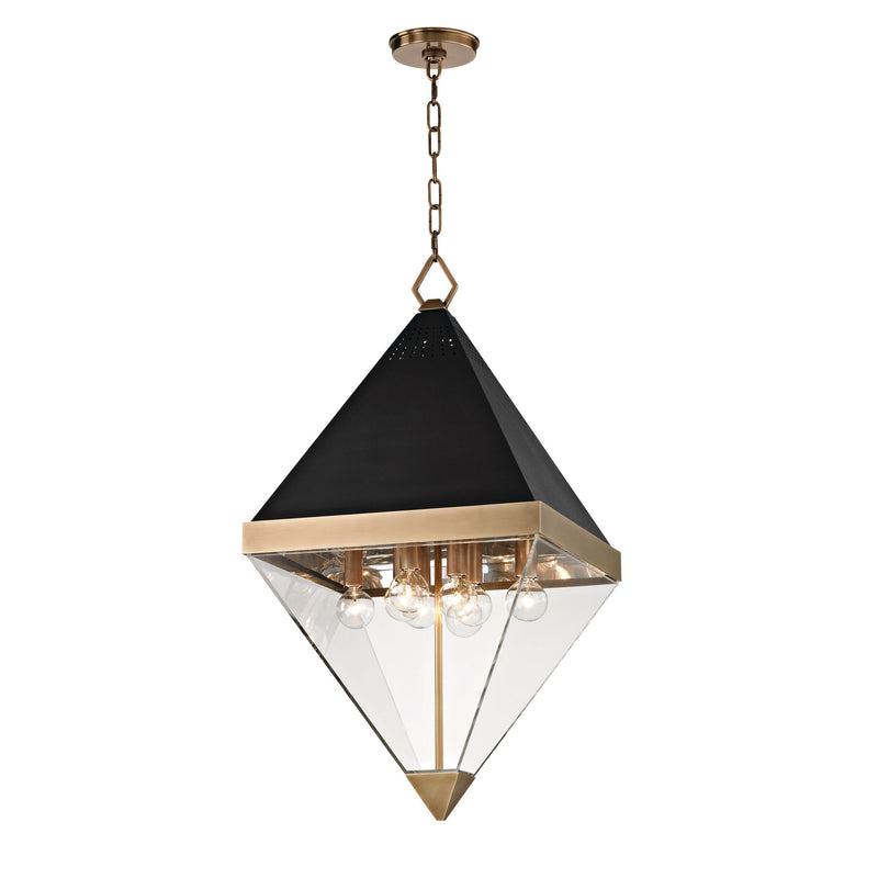 Lighting - Lantern Coltrane 8 Light Pendant // Aged Brass 