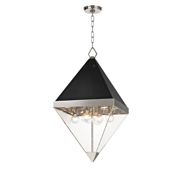 Lighting - Lantern Coltrane 8 Light Pendant // Polished Nickel 